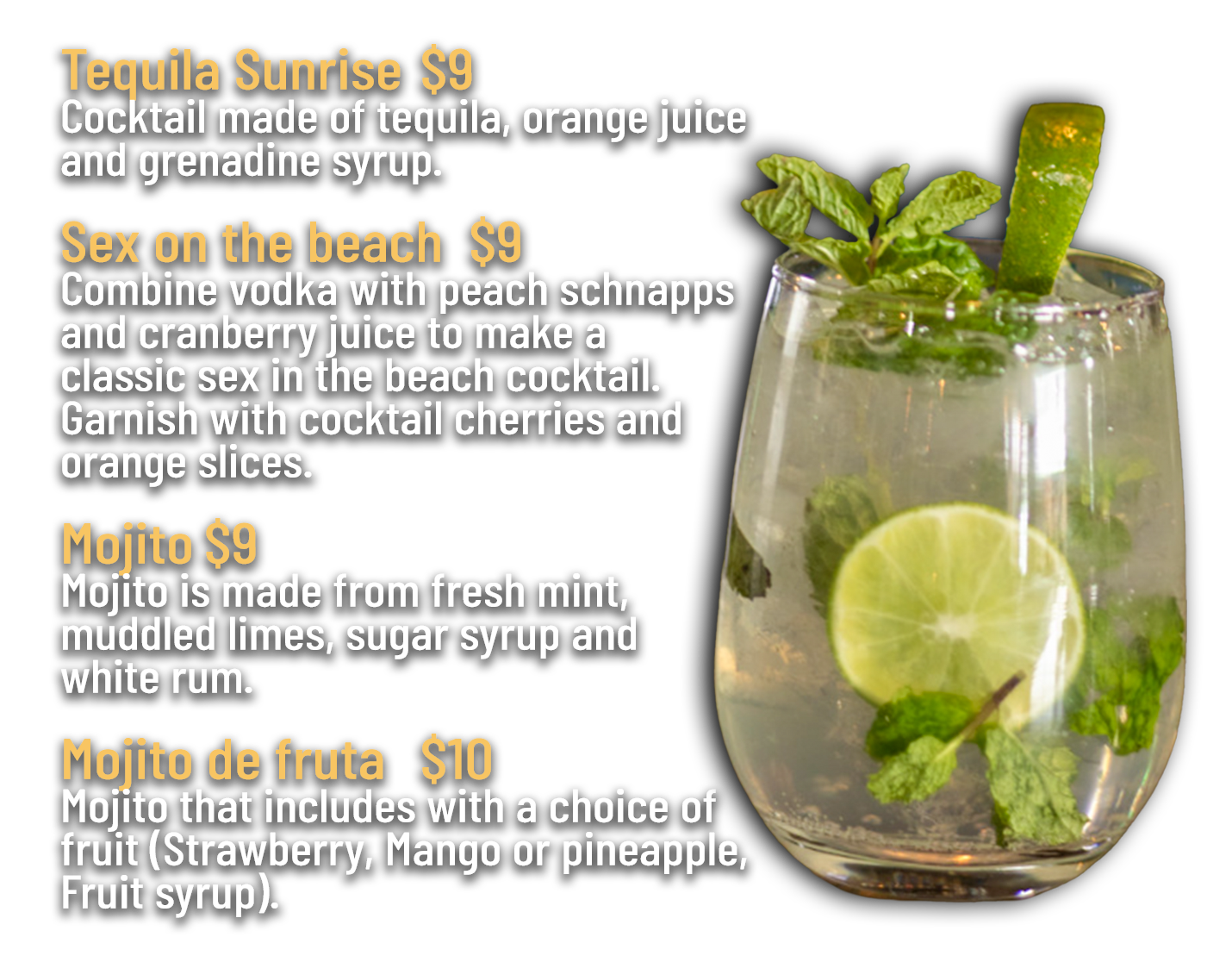 Restaurant Menu - lenoscolombia